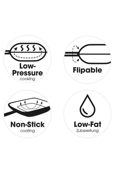 Mediashop Double Frying Pan Set Doubletta Livington Black Basic 3496