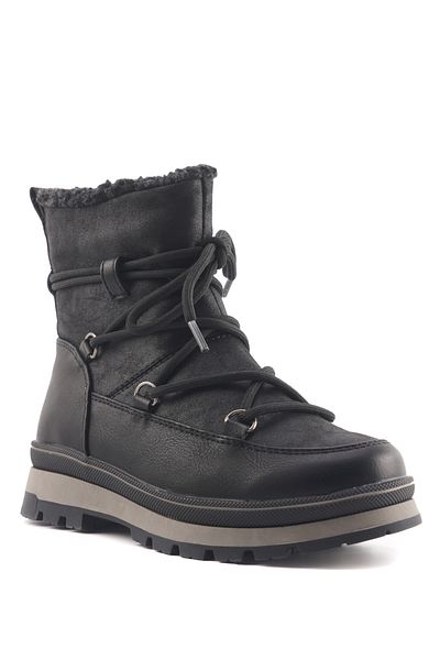Polaris 626030F3PR Black Girl's Boots
