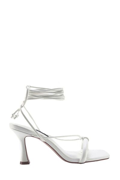 Nine West PEMRES 3FX White Women's Heeled Sandals
