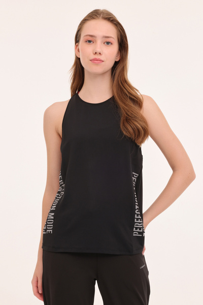 lumberjack CT312 IONA MODEL TANK TOP Siyah Kadın Atlet