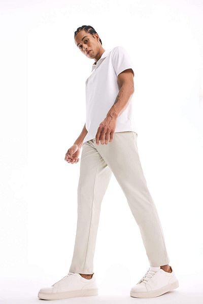 DeFacto Defactofit Slim Fit Slim Fit Standard Leg Woven Trousers D9247Ax25Sp