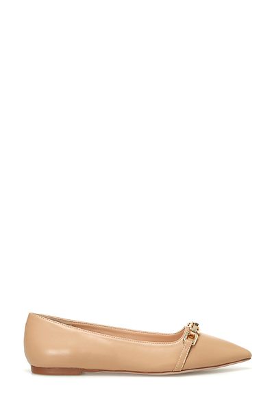 Nine West Champ 4Fx Tan Women's Ballerinas
