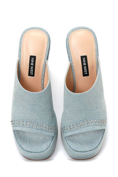 Nine West CORIN2 4FX - Blue Women's Slippers