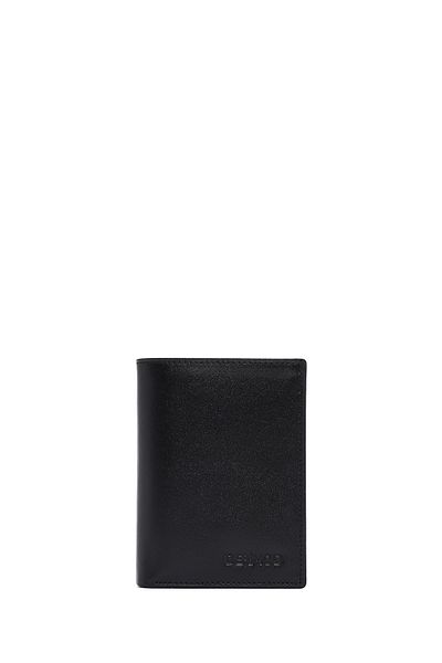 Derimod Black Leather Men's Wallet - 000a2d307818