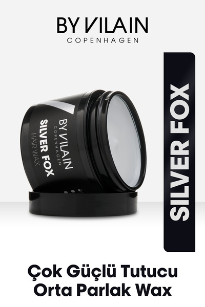 By Vilain Silver Fox Orta Parlak Çok Güçlü Tutucu Sert Wax 65ml