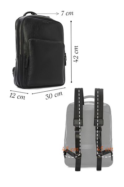 Derimod Men's Black Backpack 22Wbd3208Ft