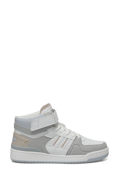 Kinetix Wilmo Pu Hi Forum Low High Top Sneaker Unisex Sports Shoes White-pink