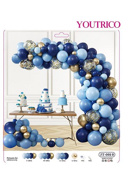 Youtrico Sweet Macaron Balloon Garland Set - Dreamy Wedding Arch & Photo Backdrop in Soft Colors