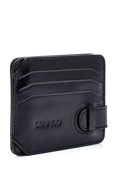 Derimod Men's Black Leather Card Holder 000A2D 310718