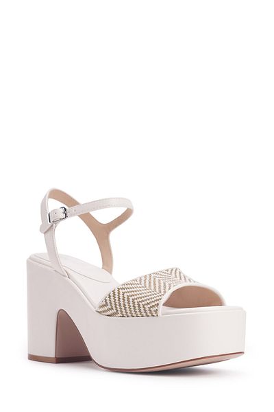 Nine West Carry2 4Fx Beige Women's Heeled Sandals