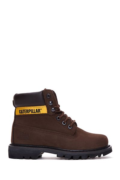 Caterpillar Women's Brown Nubuck Leather Colorado Boots 015g 100095