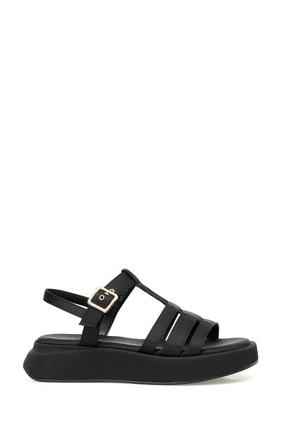 Nine West Welna2 4Fx Black Women's Thick Sole Sandals