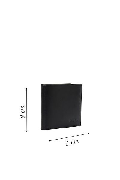 Derimod Black Leather Men's Wallet - 000a2d307618