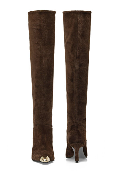 Nine West Γυναικείες μπότες με τακούνι HARRI 4PR Brown