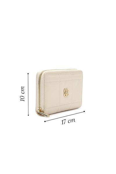 Derimod Beige Quilted Women's Wallet - 000a2d5098kp