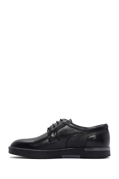 Derimod Men's Black Leather Casual Shoes 23Wfd684418