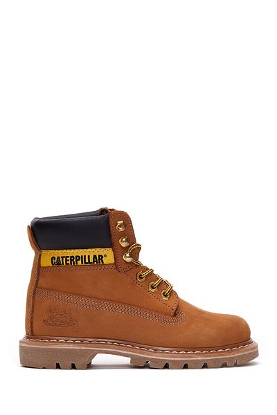 Caterpillar Women's Cinnamon Nubuck Leather Colorado Boots 015g 100095