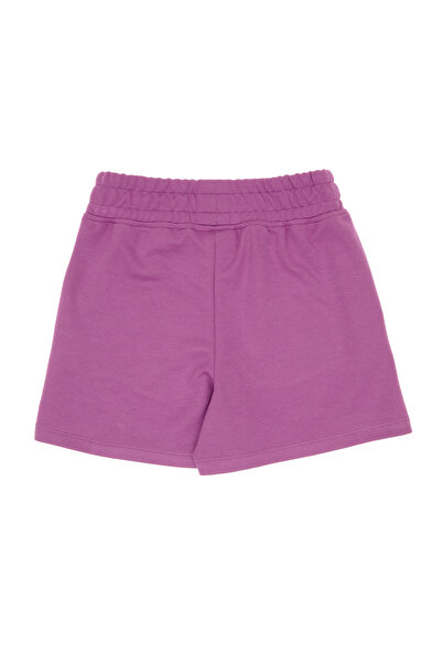 U.S. Polo Assn. Kız Çocuk Menekşe Örme Şort 50306279-VR037
