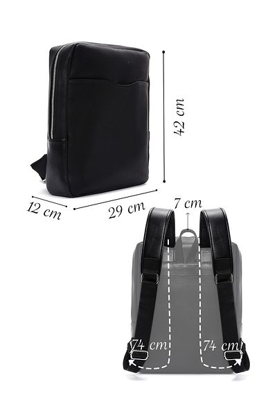 Derimod Men's Black Backpack 22Wbd3003As