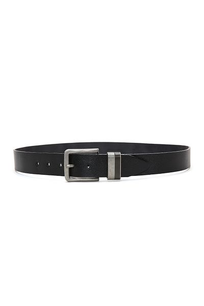Derimod Black Leather Men's Belt - 000a2d1303318