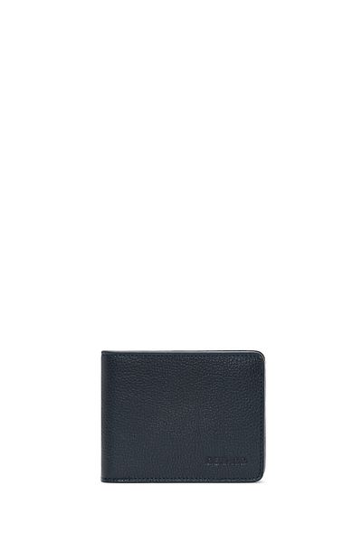 Derimod Navy Blue Leather Men's Wallet - 000a2d3031ft