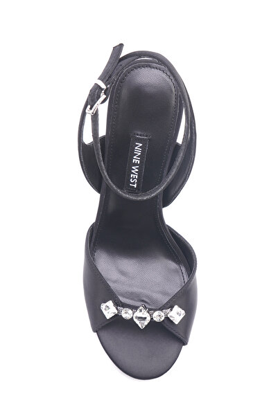 Nine West Fern 4fx Siyah Kadın Topuklu Sandalet