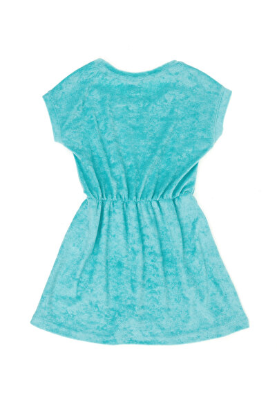 U.S. Polo Assn. Kız Çocuk Mint Havlu Kumaş Örme Elbise 50263505-VR090