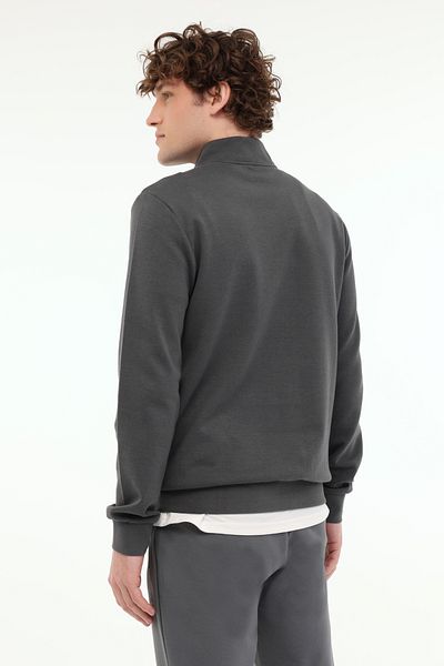 lumberjack Ανδρικό φούτερ MB BS47 HZIP SW 5FX Anthracite