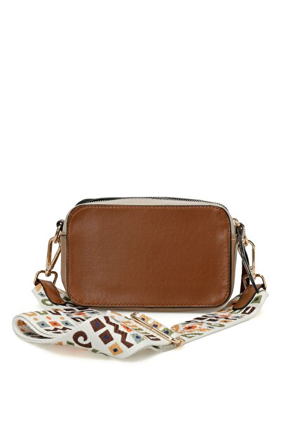 Butigo Dámská crossbody kabelka PU CLRBLK KST CPRZ 3PR Camel