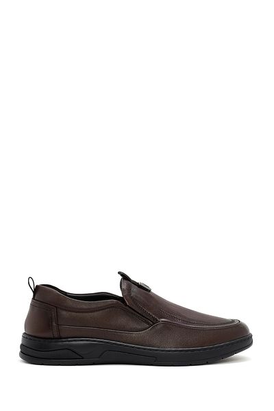 Derimod Fly Men's Brown Genuine Leather Penny Loafer Shoes Casual Daily Shoes 24Sfd623118