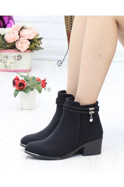 Nesil Shoes Bln 5700 Black Emerald Daily Winter Γυναικείες Μπότες