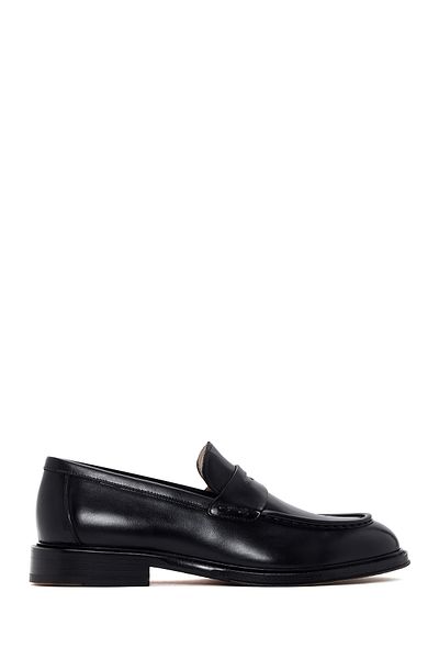 Derimod Loafer pentru bărbați din piele neagră - 24sfd 615218