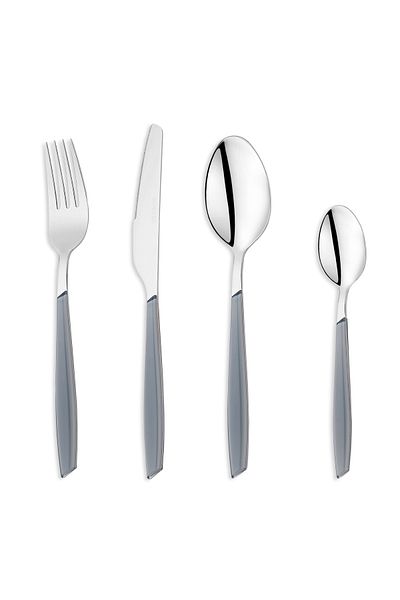 Schafer Mona 24 Piece Cutlery Set-Grey