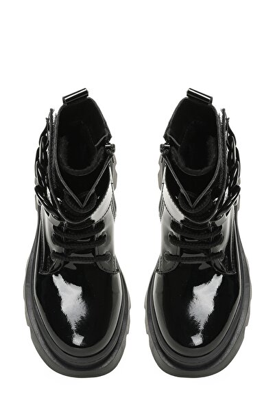 Binono Černé dívčí pracovní boty HARAL T F 3PR