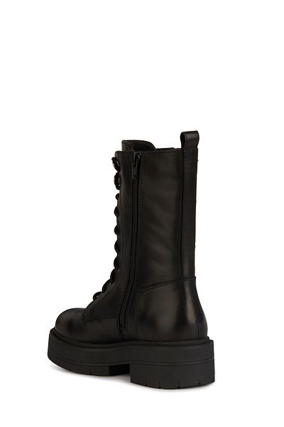 Geox Black Leather Women's Boots - D36vdm00043c9999