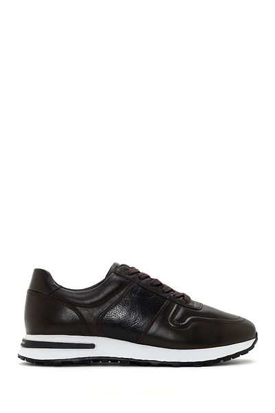Derimod Brown Leather Sneaker - Thick Sole, Men, 24sfd641818