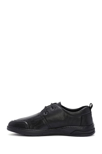 Derimod Men's Black Leather Lace-up Casual Shoes - Fly 24sfd623018