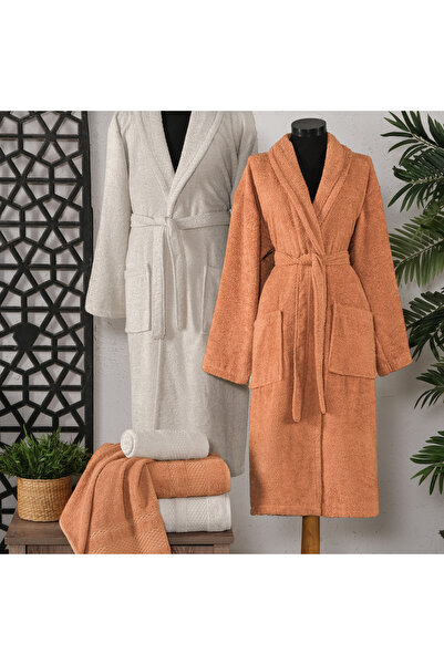 Schafer Home Arya Banyo Seti 6 Parça-ekru/kiremit