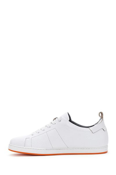Derimod White Leather Sneaker - Men's, Lace-up, 24sfd6003ft