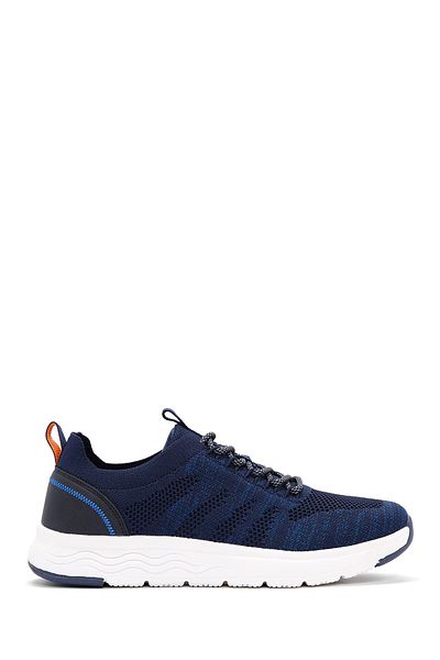 Derimod Men's Navy Blue Sneakers - Zero Brand, Lace-up and Thick Sole 24sfd69546f