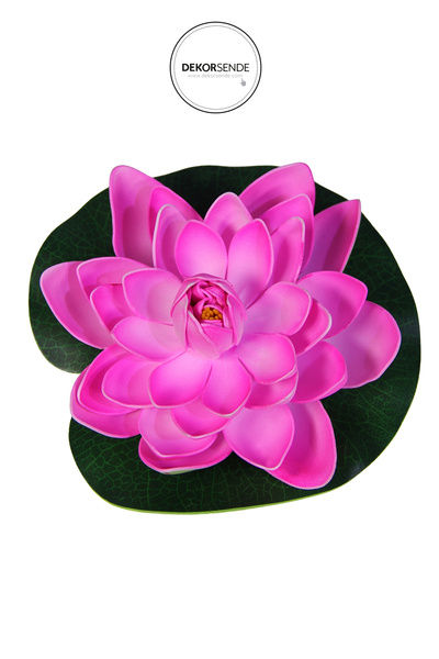 Dekorsende زهرة زنبق الماء الاصطناعية باللون الوردي