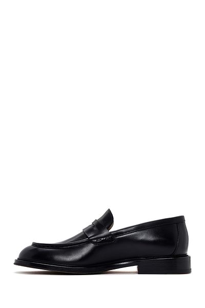 Derimod Loafer pentru bărbați din piele neagră - 24sfd 615218