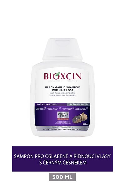 Bioxcin Siyah Sarımsaklı Şampuan 300 ml-