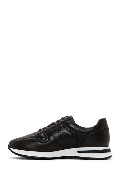 Derimod Brown Leather Sneaker - Thick Sole, Men, 24sfd641818