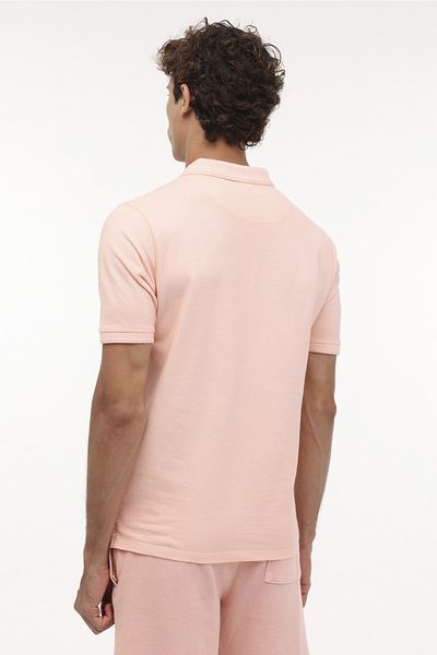 lumberjack Ανδρικό κοντομάνικο μπλουζάκι M-BS20 BSC POLO T-SH 4FX Salmon