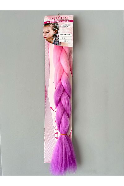 SÇ PERUK Tiwist African Braiding Jumbo Hair Ombre Hair Light Pink - Lilac