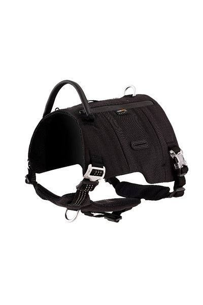 True Love Black Chest Collar with Cordura Fabric and Pockets