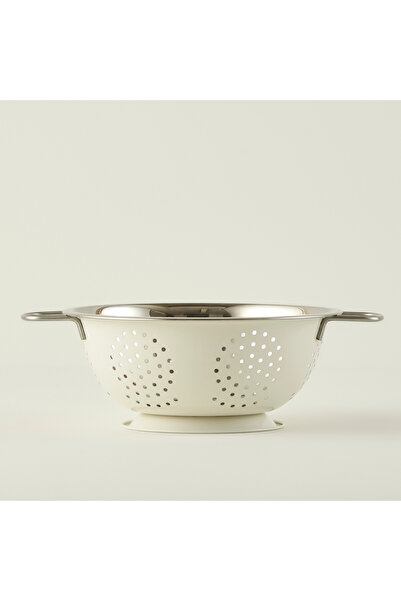 Bella Maison Giza Çelik Süzgeç Beyaz (35,5X28X11,8 CM)