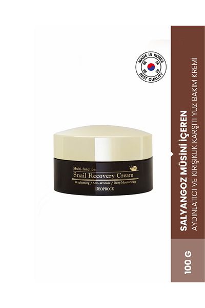 DEOPROCE Brightening Face Care Cream Containing Premium Snail Mucin 100ml - Anti-wrinkle