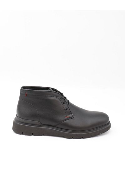 Freefoot 6820-4 Μαύρες ανδρικές μπότες με κορδόνια Eva Sole